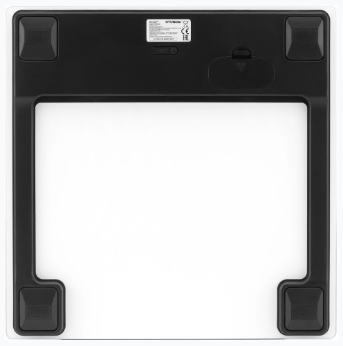 Весы напольные электронные Hyundai H-BS03980 макс.180кг синий/фиолетовый