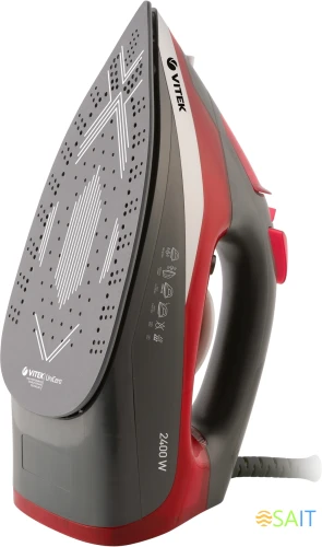 Утюг Vitek VT-8348 2400Вт серый/красный
