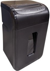 Шредер Office Kit S218 (1,9x13) черный (секр.P-5) фрагменты 22лист. 30лтр. скрепки скобы пл.карты CD