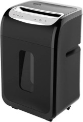 Шредер Office Kit S218 (1,9x13) черный (секр.P-5) фрагменты 22лист. 30лтр. скрепки скобы пл.карты CD