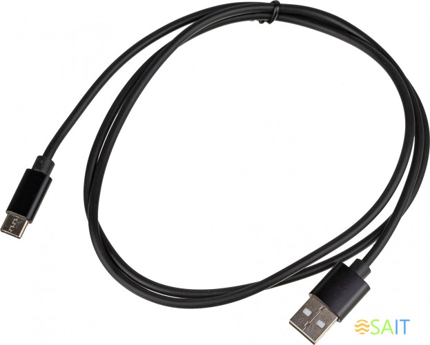 Кабель USB (m)-USB Type-C (m) 1м черный