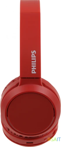 Гарнитура накладные Philips TAH4205RD/00 красный беспроводные bluetooth оголовье