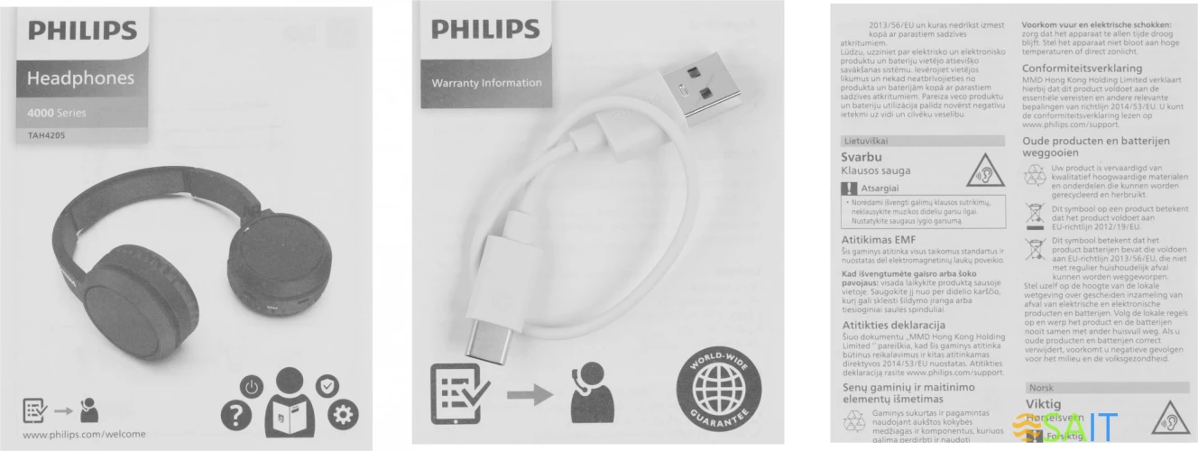 Гарнитура накладные Philips TAH4205RD/00 красный беспроводные bluetooth оголовье