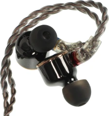 Наушники вкладыши Fiio FD3 1.2м черный/медный проводные в ушной раковине (80001656)