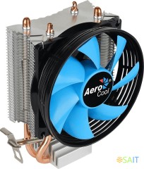 Устройство охлаждения(кулер) Aerocool Verkho 2 Soc-AM5/AM4/1200/1700/1851 черный/синий 4-pin 15-25dB Al+Cu 110W 307gr Ret