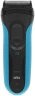 Бритва сетчатая Braun Series 3 3010S реж.эл.:3 питан.:аккум. синий/черный