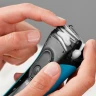 Бритва сетчатая Braun Series 3 3010S реж.эл.:3 питан.:аккум. синий/черный