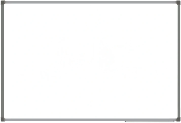 Доска магнитно-маркерная Silwerhof лак белый 90x120см алюминиевая рама