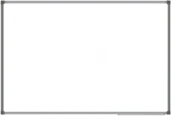 Доска магнитно-маркерная Silwerhof лак белый 90x120см алюминиевая рама