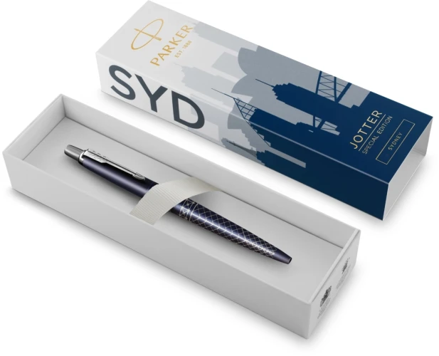 Ручка шариков. Parker Jotter Global Icons SE Sydney K179 (2198196) синий M син. черн. подар.кор.