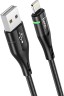 Кабель Hoco U93 Shadow iP U93 SHADOW IP USB (m)-Lightning (m) 1.2м черный коробка