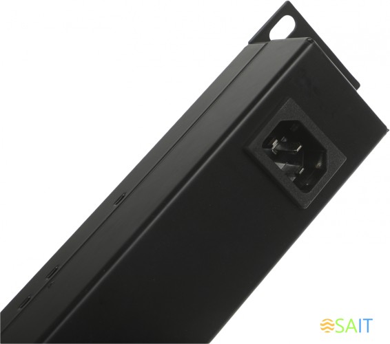 Блок распределения питания Lanmaster LAN-EP19-8P/S-1.8M гор.размещ. 8xSchuko базовые 10A C14 1.8м