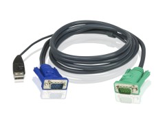 Кабель KVM USB HD15M/USB A(M)--SPHD15M 3м/ATEN ATEN 2L-5203U