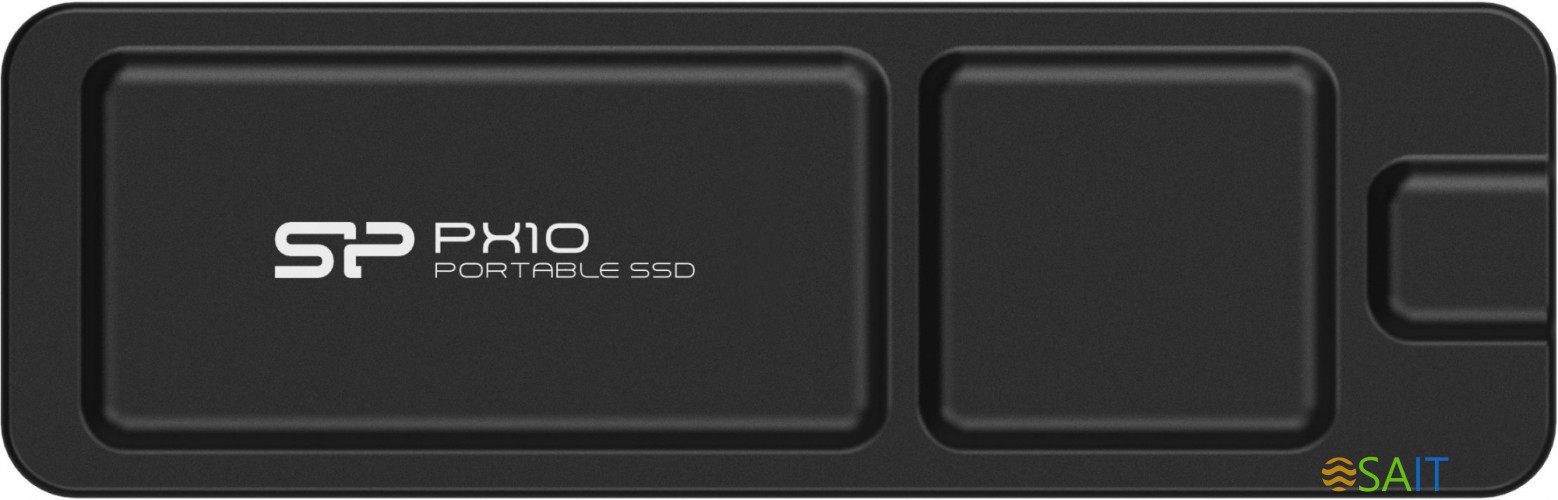 Накопитель SSD Silicon Power USB-C 2TB SP020TBPSDPX10CK PX10 1.8" черный