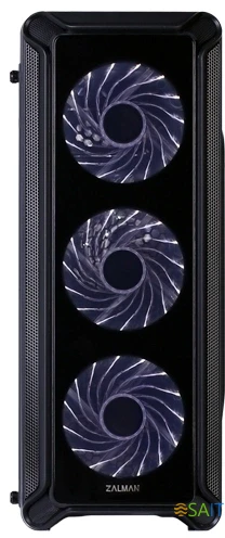 Корпус Zalman i3 edge черный без БП ATX 2x120mm 2xUSB2.0 1xUSB3.0 audio bott PSU