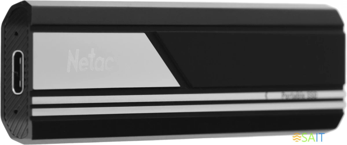 Накопитель SSD Netac USB-C 500GB NT01ZX10-500G-32BK ZX10 1.8" черный