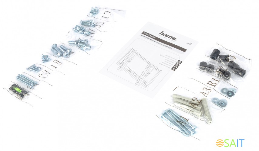 Кронштейн для телевизора Hama R1 118159 черный 19"-48" макс.25кг настенный наклон