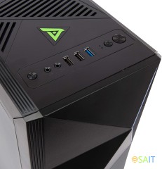Корпус Hiper A68 черный без БП mATX 1x80mm 1x92mm 2xUSB2.0 1xUSB3.0 audio