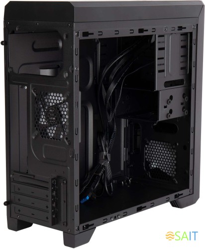 Корпус Hiper A68 черный без БП mATX 1x80mm 1x92mm 2xUSB2.0 1xUSB3.0 audio