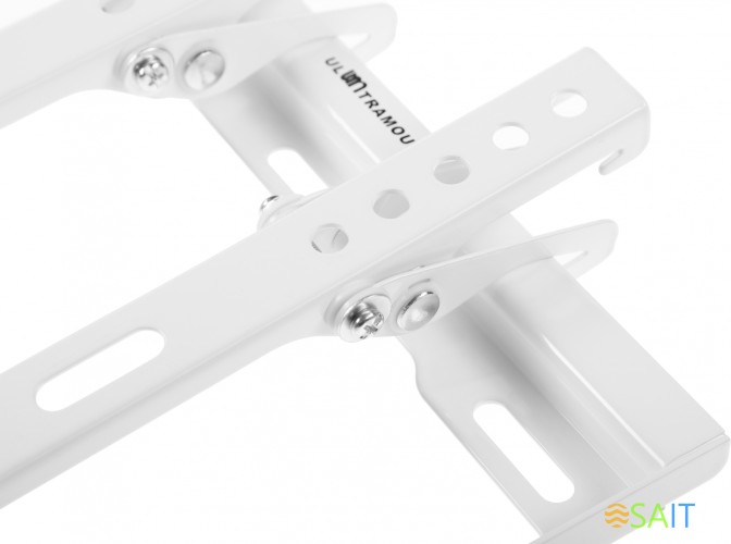 Кронштейн для телевизора Ultramounts UM831TW белый 17"-43" макс.35кг настенный наклон