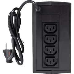 ИБП ЮНИОР 650, 650/360 ВА/Вт, LED, IEC-C13x4 ИМПУЛЬС ЮНИОР 650 JN65101