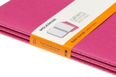 Блокнот Moleskine CAHIER JOURNAL CH016D17 Large 130х210мм обложка картон 80стр. линейка розовый неон (3шт)