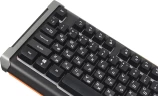 Клавиатура Оклик 710G BLACK DEATH черный/серый USB Multimedia for gamer LED