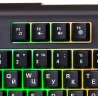 Клавиатура Оклик 710G BLACK DEATH черный/серый USB Multimedia for gamer LED