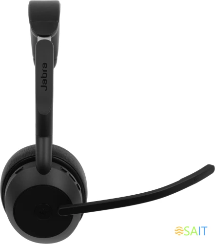 Наушники с микрофоном Jabra Evolve2 55, Link380c MS Stereo черный накладные BT оголовье (25599-999-899)