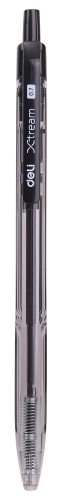 Ручка шариков. автоматическая Deli X-tream EQ02120 черный d=0.7мм черн. черн. сменный стержень линия 0.4мм
