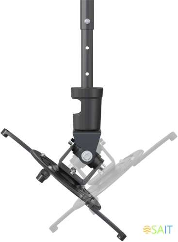 Кронштейн для проектора Cactus CS-VM-PR01L-BK черный макс.10кг потолочный поворот и наклон