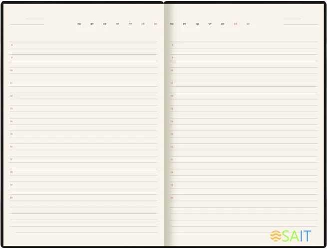 Ежедневник Deli VG CN146 A5 недатир. 136стр. ассорти Терраса кафе