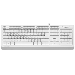 Клавиатура + мышь A4Tech Fstyler F1010 клав:белый/серый мышь:белый/серый USB Multimedia (F1010 WHITE A4Tech F1010 WHITE