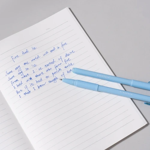 Ручка гелев. Deli (EG274-BL) ассорти d=0.5мм син. черн. кор.карт. кругл. стираемая