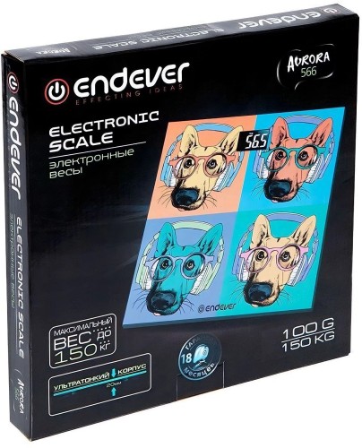 Весы напольные электронные Endever Aurora-566 макс.150кг рисунок