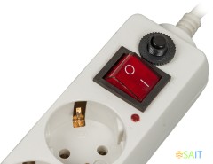 Сетевой фильтр Buro 500SH-5-W 5м (5 розеток) белый (коробка)