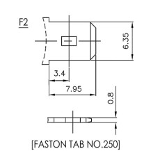 Батарея для ИБП CSB HRL1234W F2 FR 12В 9Ач