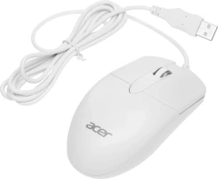 Мышь Acer OMW300 белый оптическая 1200dpi USB 2but (ZL.MCECC.01V)