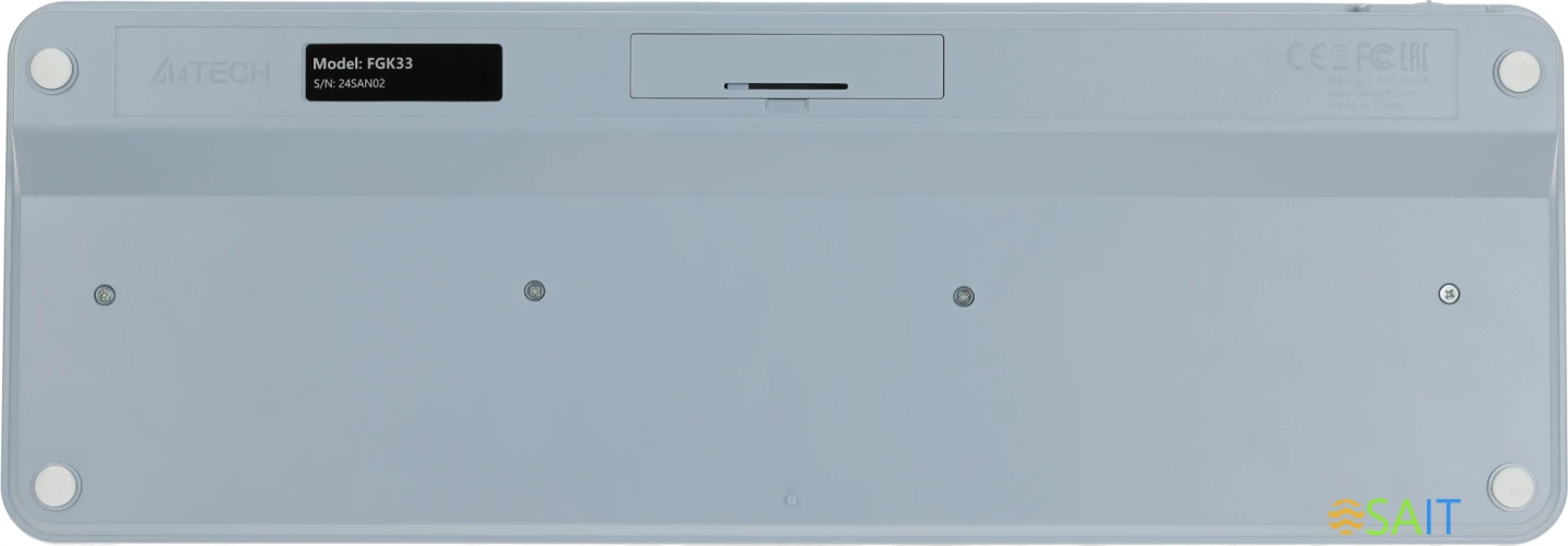 Клавиатура + мышь A4Tech Fstyler FG3300 Air клав:синий мышь:синий USB беспроводная slim Multimedia