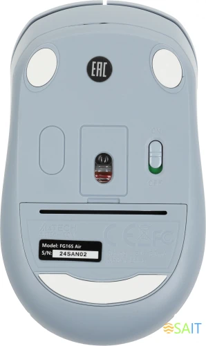 Клавиатура + мышь A4Tech Fstyler FG3300 Air клав:синий мышь:синий USB беспроводная slim Multimedia