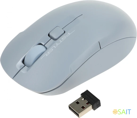 Клавиатура + мышь A4Tech Fstyler FG3300 Air клав:синий мышь:синий USB беспроводная slim Multimedia