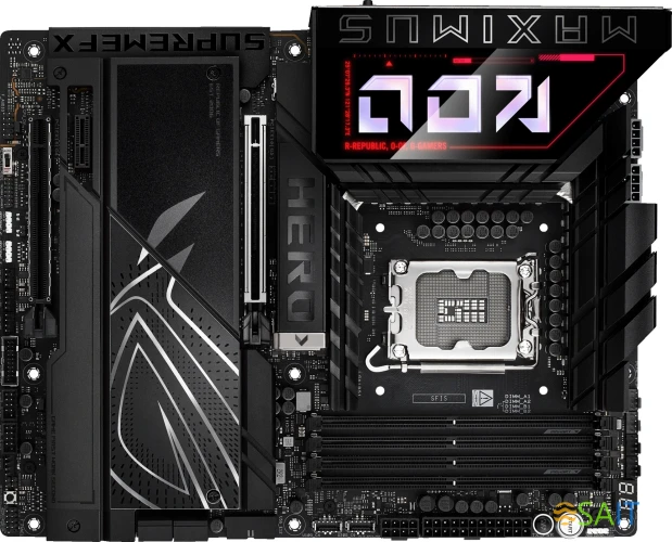 Материнская плата Asus ROG MAXIMUS Z890 HERO Soc-1851 Intel Z890 4xDDR5 ATX AC`97 8ch(7.1) 5Gigabit + 2.5Gigabit Ethernet RAID+HDMI