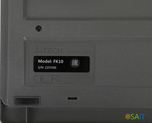 Клавиатура + мышь A4Tech Fstyler F1010 клав:черный/серый мышь:черный/серый USB Multimedia (F1010 GREY)