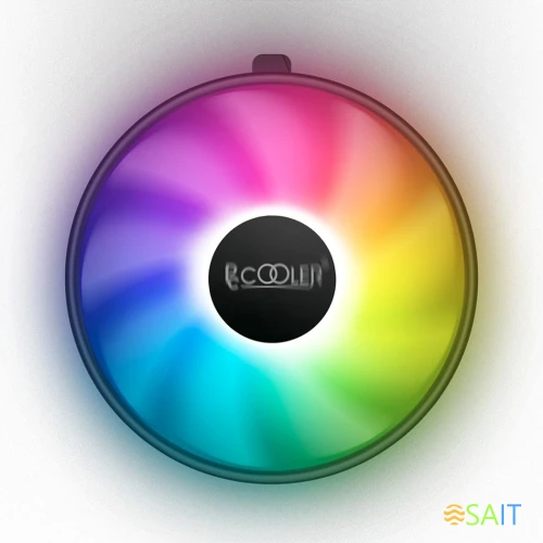 Устройство охлаждения(кулер) PcCooler E126M Pro RGB Soc-AM5/AM4/1200/1700/1851 черный 4-pin 29.8dB Al 90W 266gr Ret (R3-0120WBKSXX-GL)