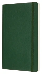 Блокнот Moleskine CLASSIC SOFT QP618K15 Large 130х210мм 192стр. нелинованный мягкая обложка зеленый