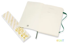 Блокнот Moleskine CLASSIC SOFT QP618K15 Large 130х210мм 192стр. нелинованный мягкая обложка зеленый