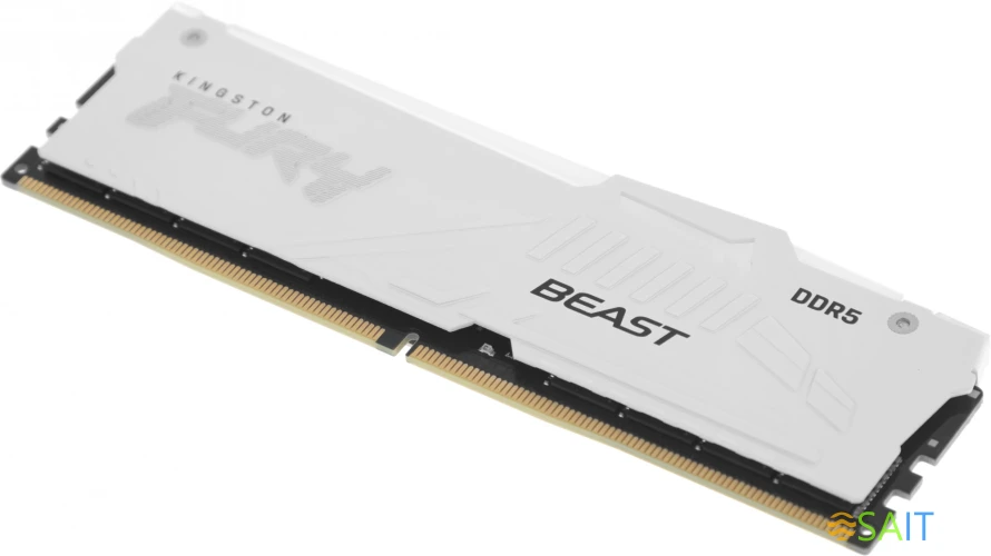 Память DDR5 32GB 6400MHz Kingston KF564C32BWA-32 Fury Beast RGB RTL Gaming PC5-51200 CL32 DIMM 288-pin 1.4В dual rank с радиатором Ret