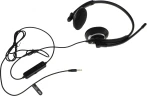 Наушники с микрофоном Acer OHW307 черный 1.8м накладные оголовье (ZL.HDSEE.002)