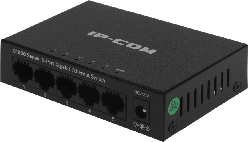 Коммутатор IP-Com G1005 (L2) 5x1Гбит/с неуправляемый