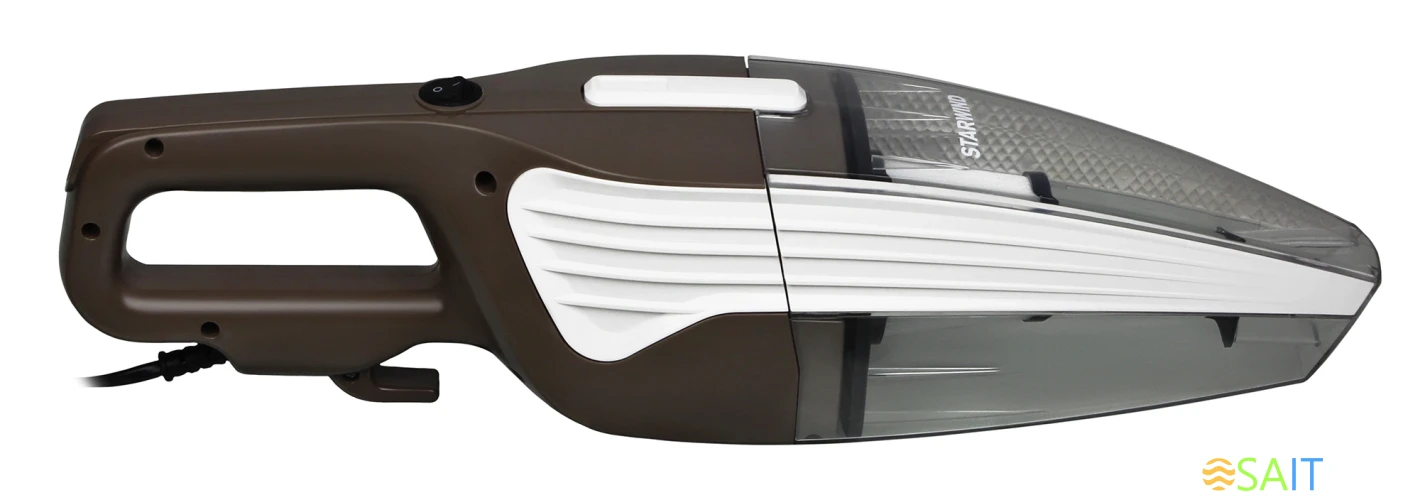 Пылесос ручной Starwind SCH1260 1000Вт коричневый/белый